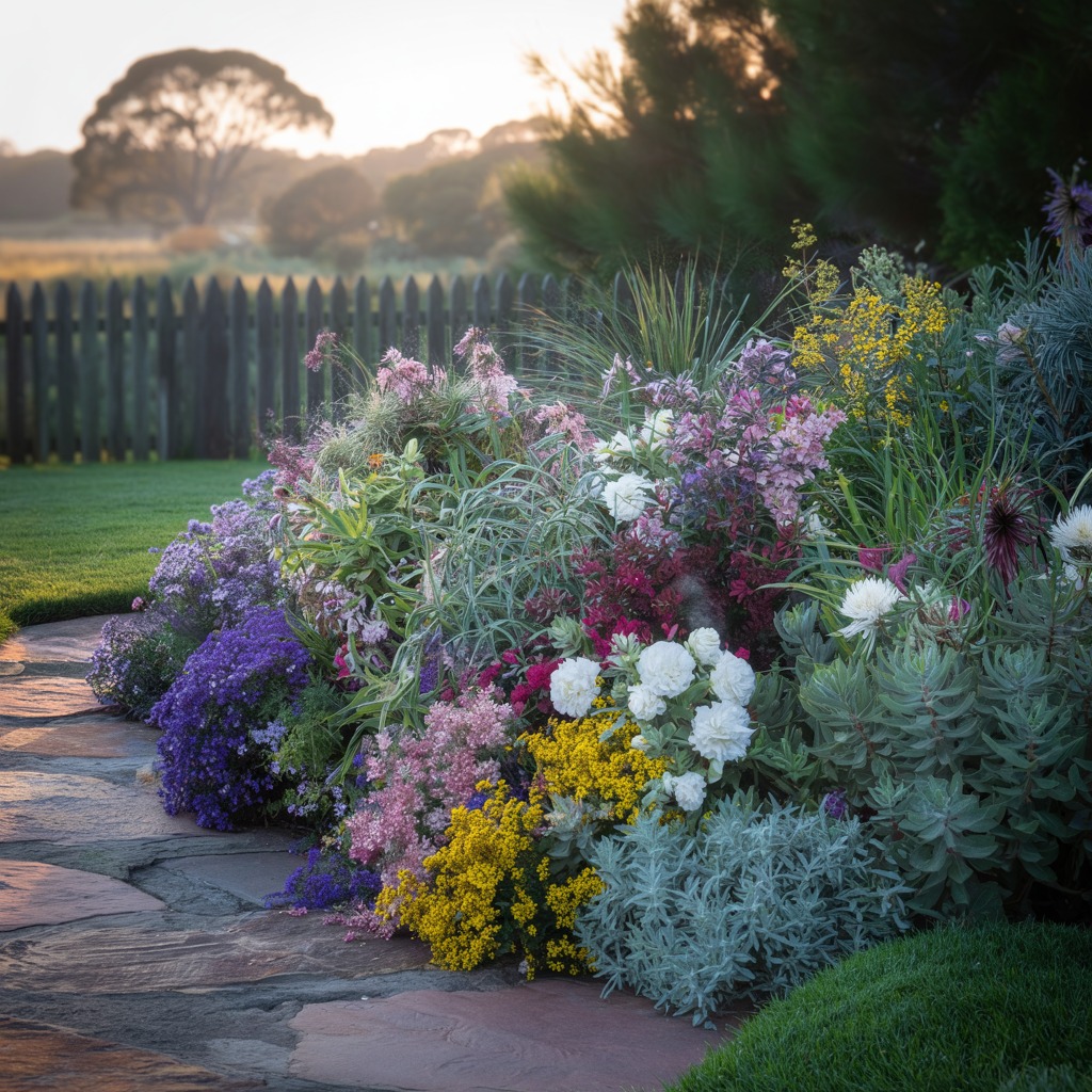 Team working on garden design